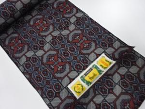 アンティーク　正絹　紬　アンサンブル反物